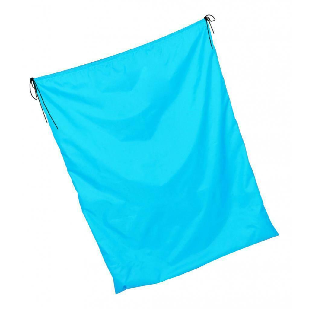 Large Capacity Bag Waterproof Drawstring Storage Pouch Sack Blue 50x70cm