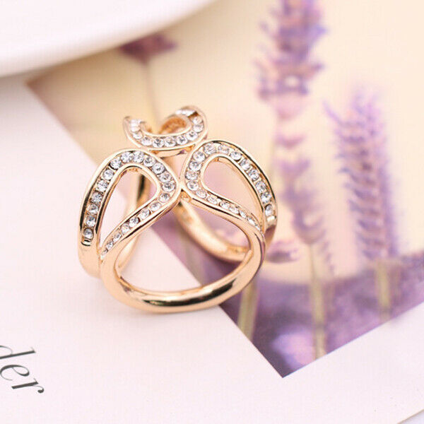 5 Pcs Womens Elegant Hollow 3-Ring Scarf Buckle Brooch Scarf Ring Jewelry