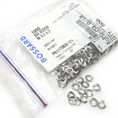 [100pcs] 8113017 PAD M3/6X3.2X0.4/BN83358 DIN137B NFE27-620 PAD