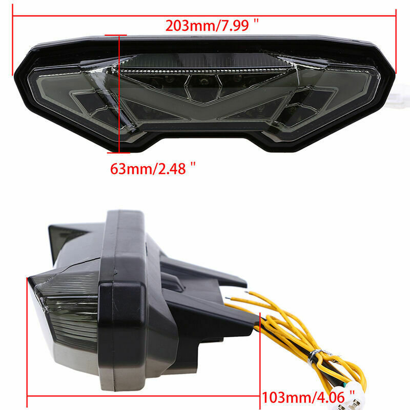 Motorcycle Integrated Tail Light Brake Turn Signals For Yamaha MT-09 FZ-09 14-16