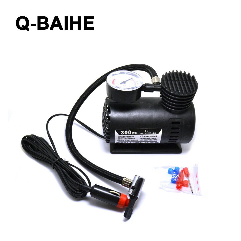 12V 60W Mini Car Tire Air Pump Big Motor Car Tire Pump