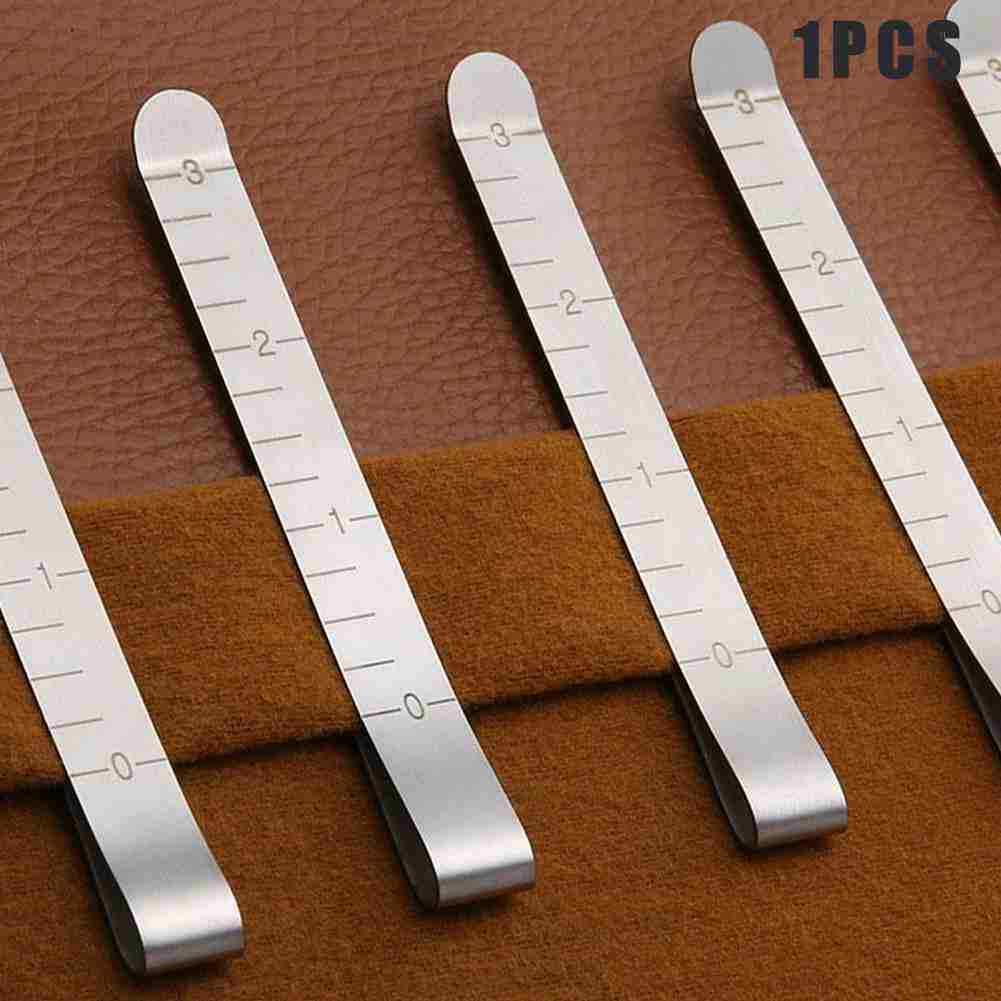 Metal Sewing Crimping Clip Steel Hemming Clips Ruler B1A new