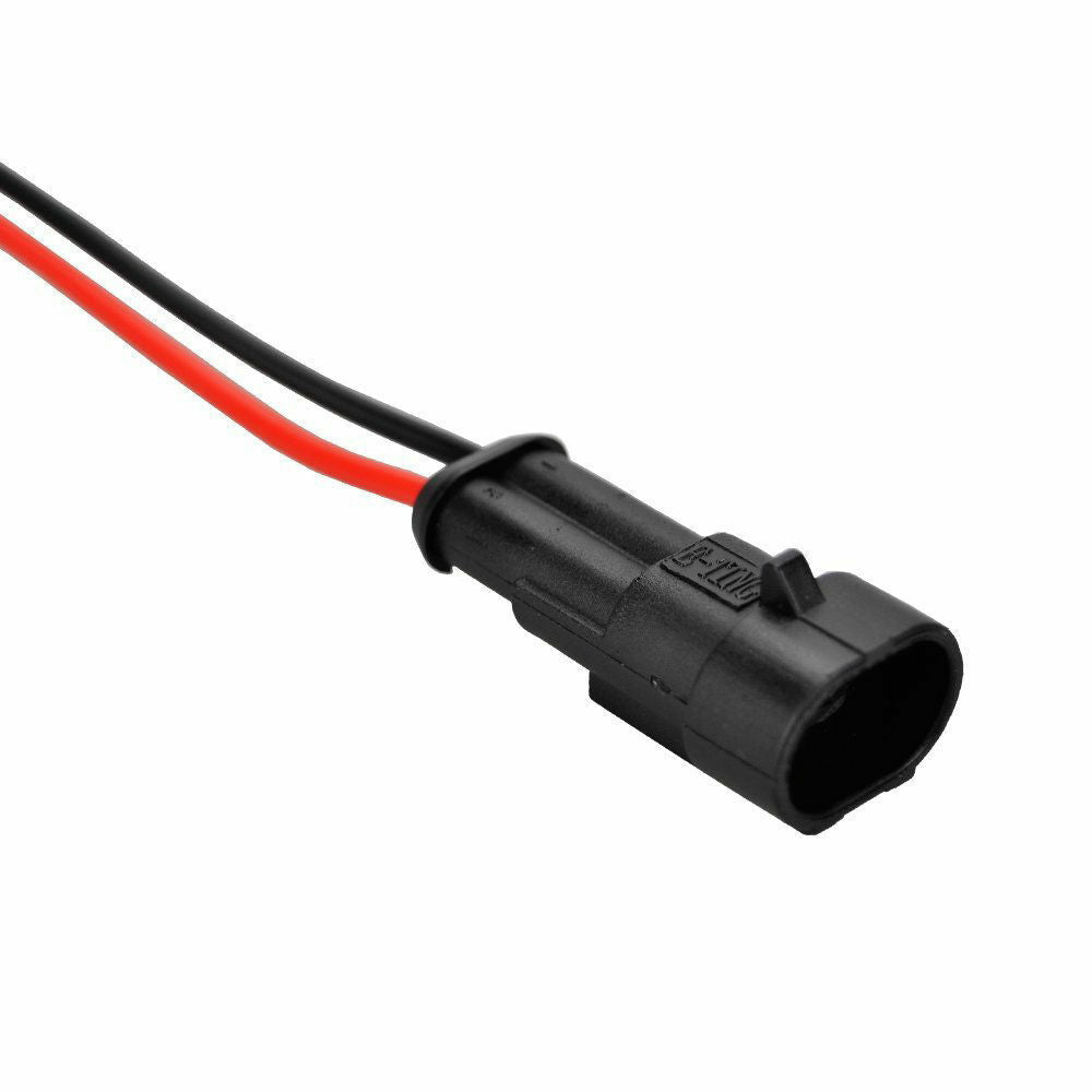 5x 2Pin Car Waterproof Electricals Connectors Plugs with Wires AWG Marin_.l8