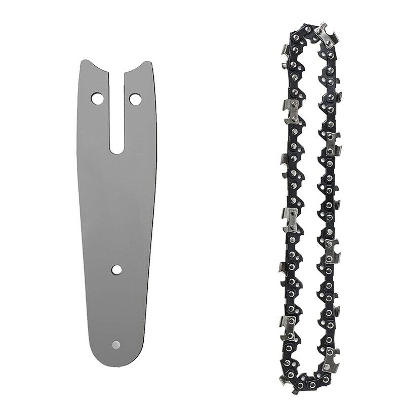 Universal 4 Inch Electric Chain Saw and Guide Plate Mini Chainsaw ReplacemenC2L6
