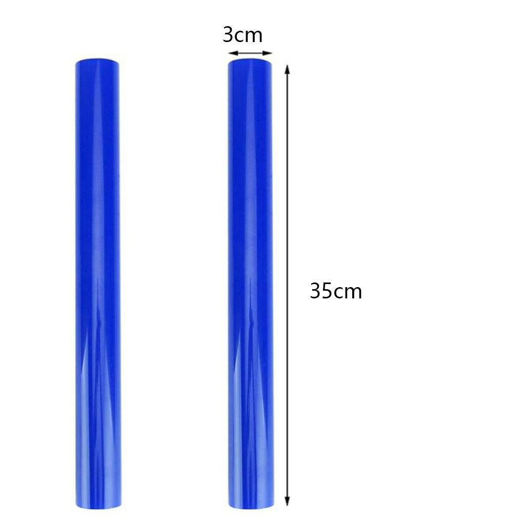 2 Piece Grille Insert Trims Decor Cover for BMW 6Series G32 35x3cm blue