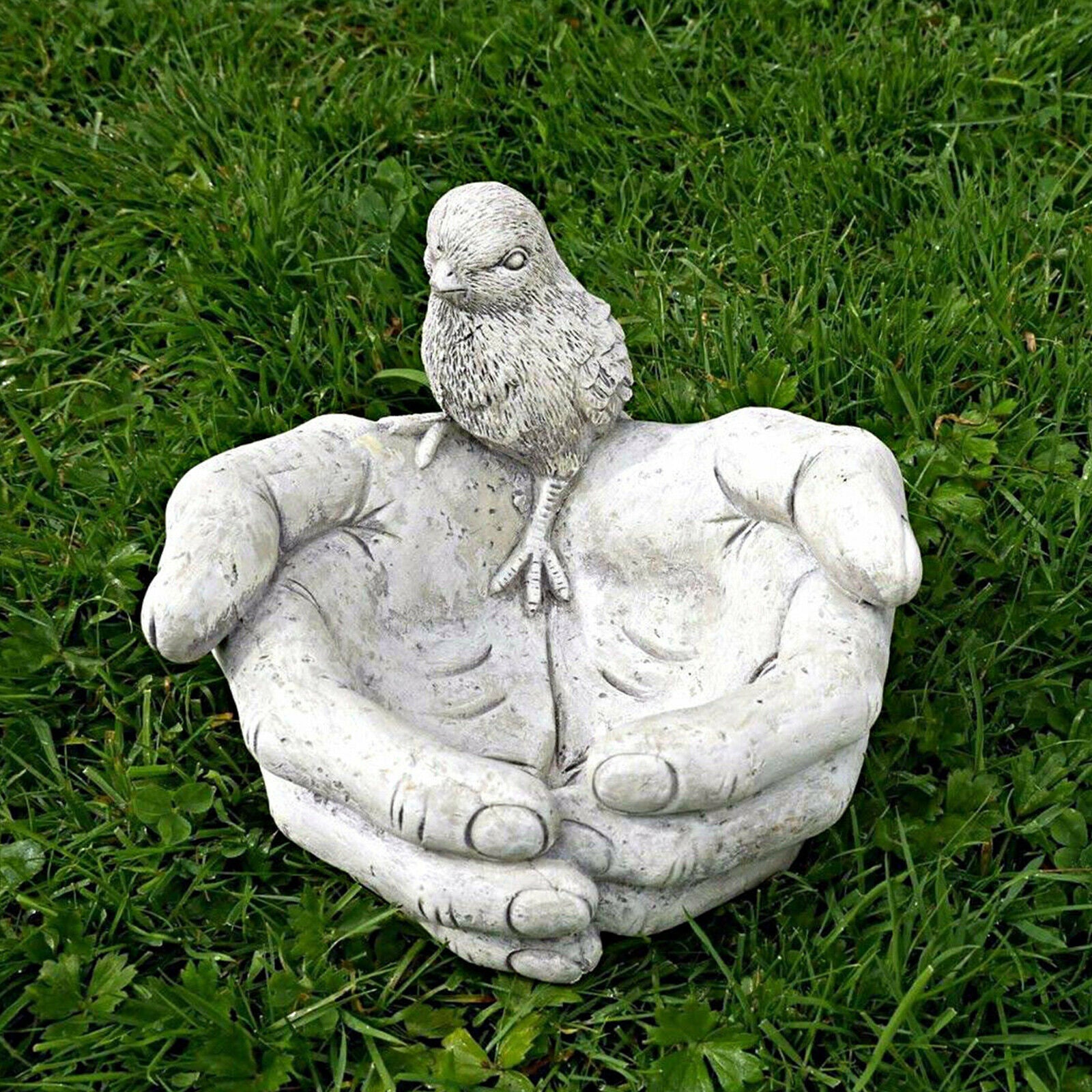 Bird Feeder Animal StatueGarden Yard Outside Decoration Outdoor Lawn Decor