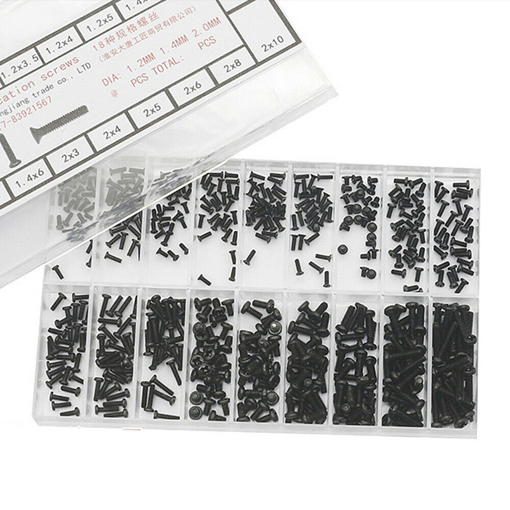 500Pcs 18 Types Mini Screw Sets Laptop Assemble Fixing Repair Parts Accessories