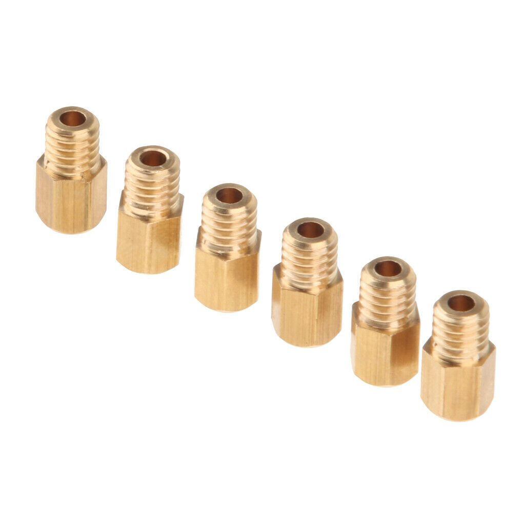 6Pcs M5 Carburetor Carb Hex Main Jet 280 290 300 310 320 330