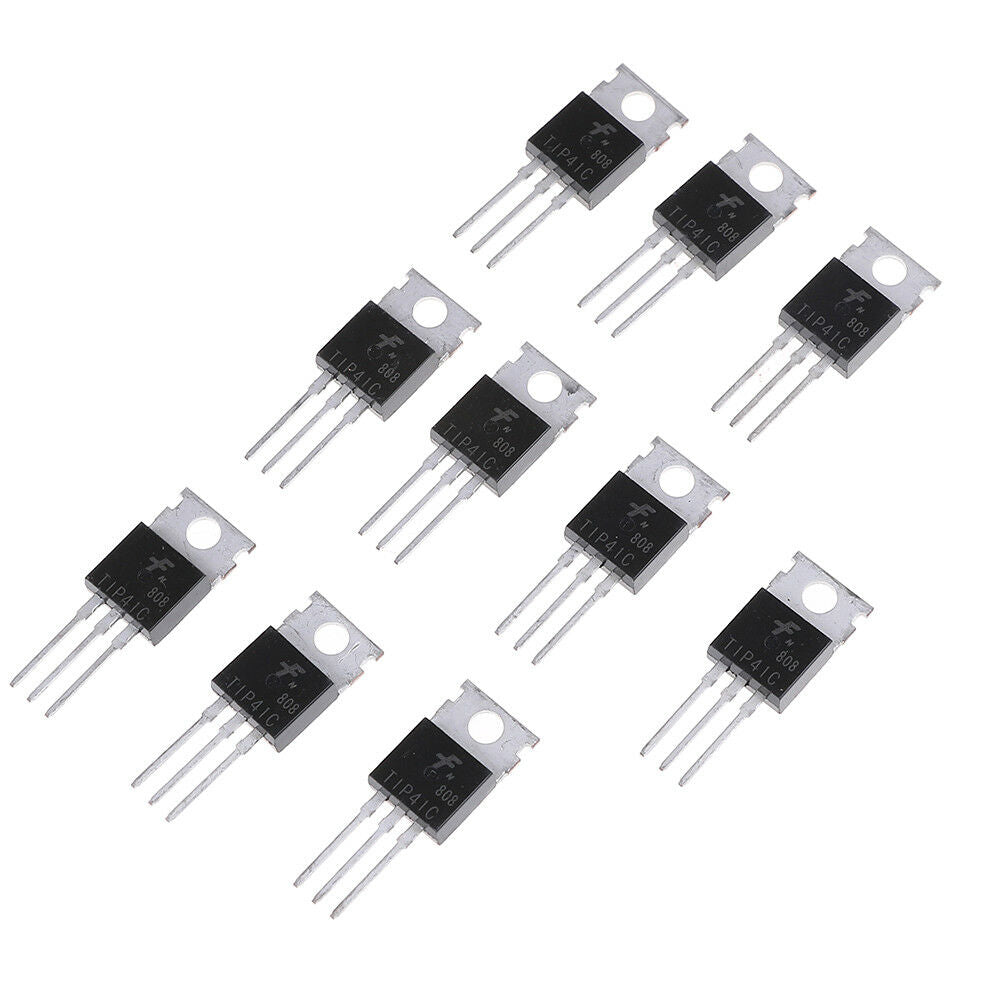 10Pcs TIP41C TIP41 NPN transistor TO-220 new and high quality NEW1 wHSJCA