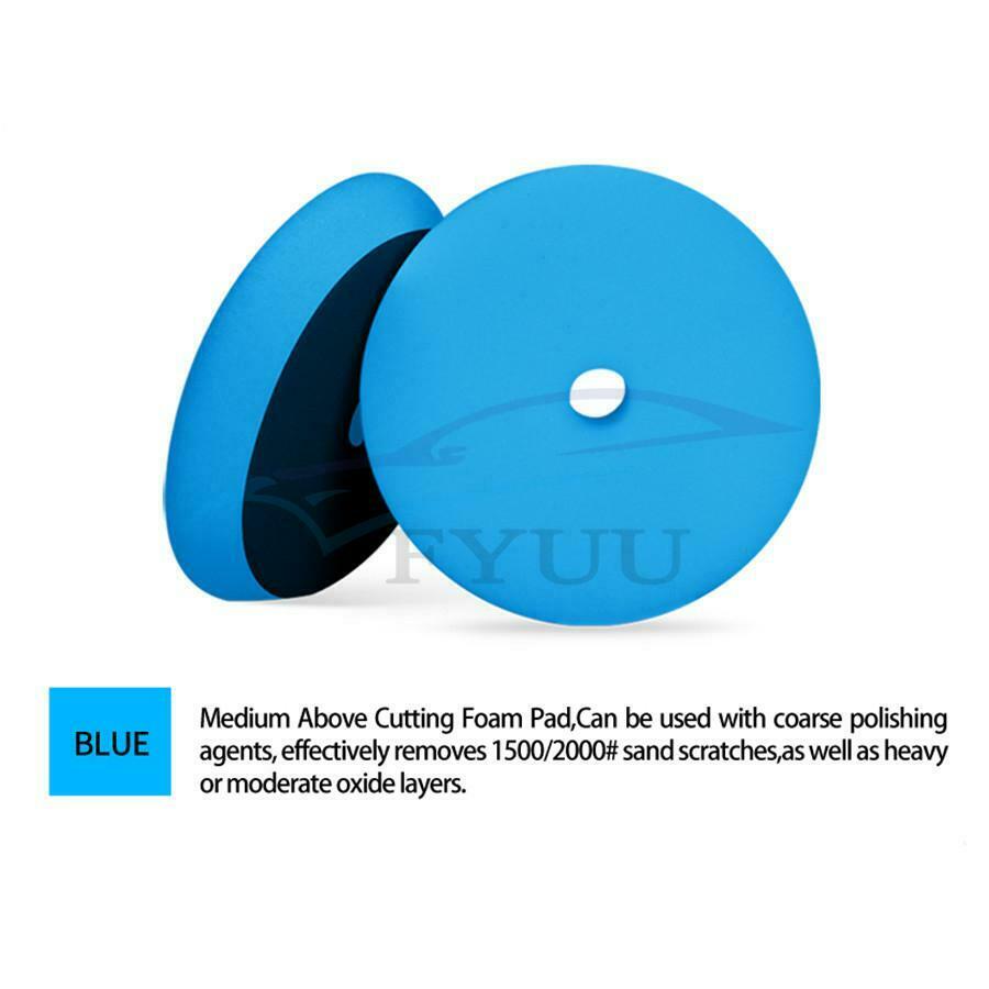 5Pcs 6 Inch 150mm Polishing Pad Waxing Buffing Pad For RO/DA Car Polisher Sander