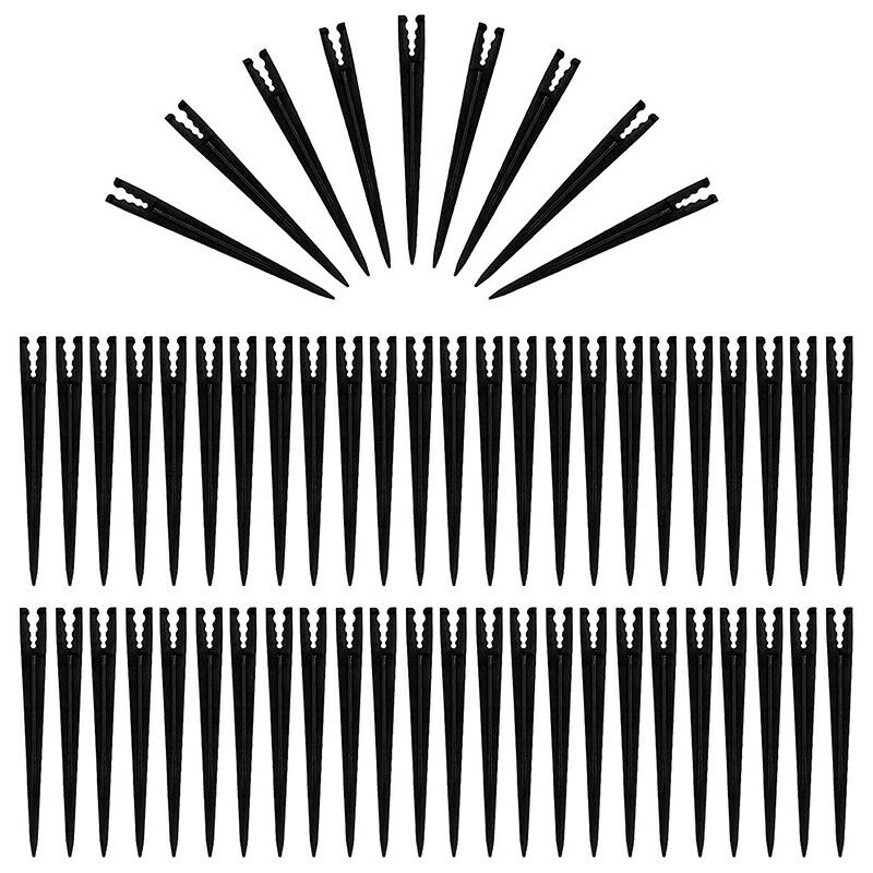 80PC Irrigation Support Stakes Universal Drip Tubing Hold Stakes for IrrigatK9G1