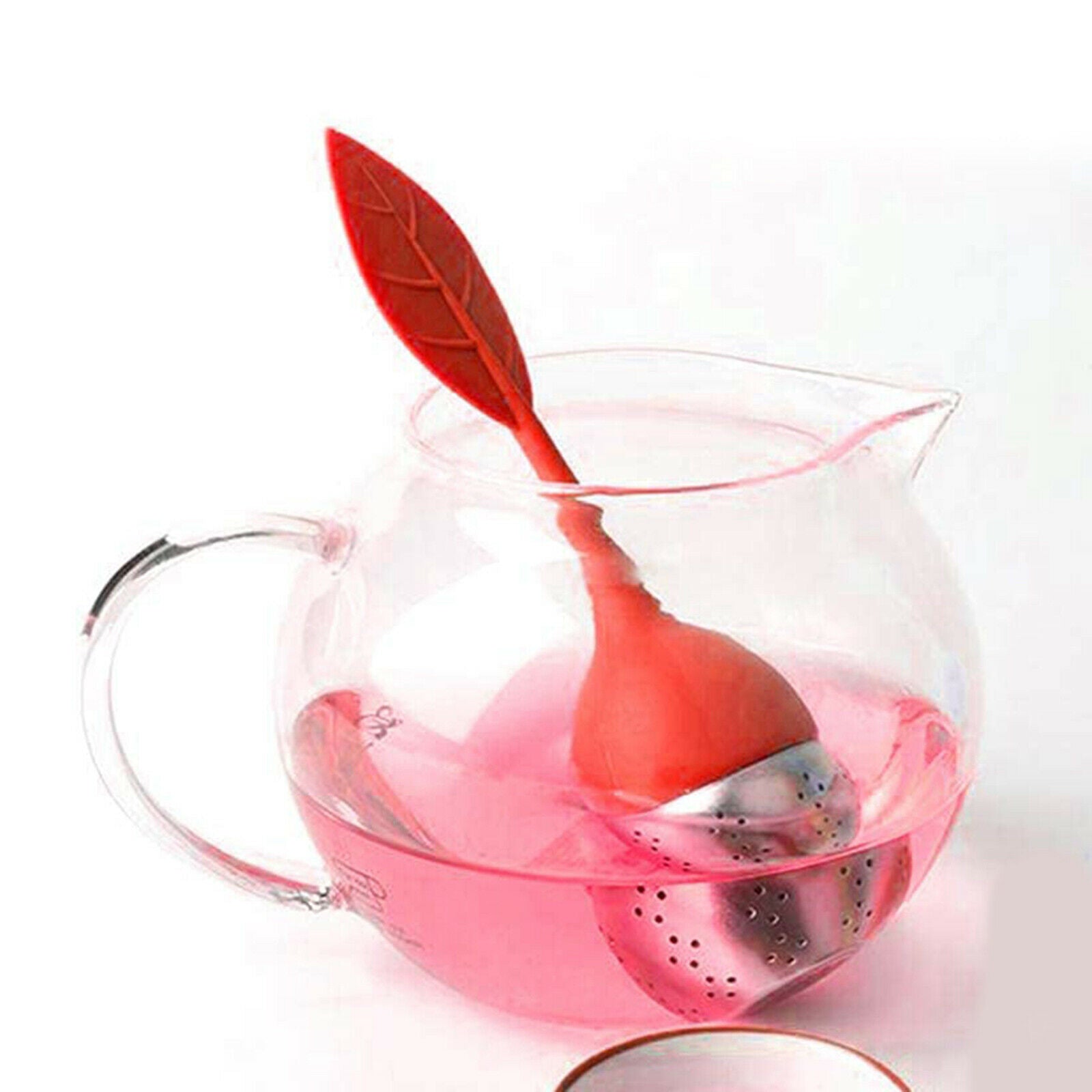Silicone Tea Strainer Loose Tea Steeper Tea Infuser Balls Tea Strainers Red