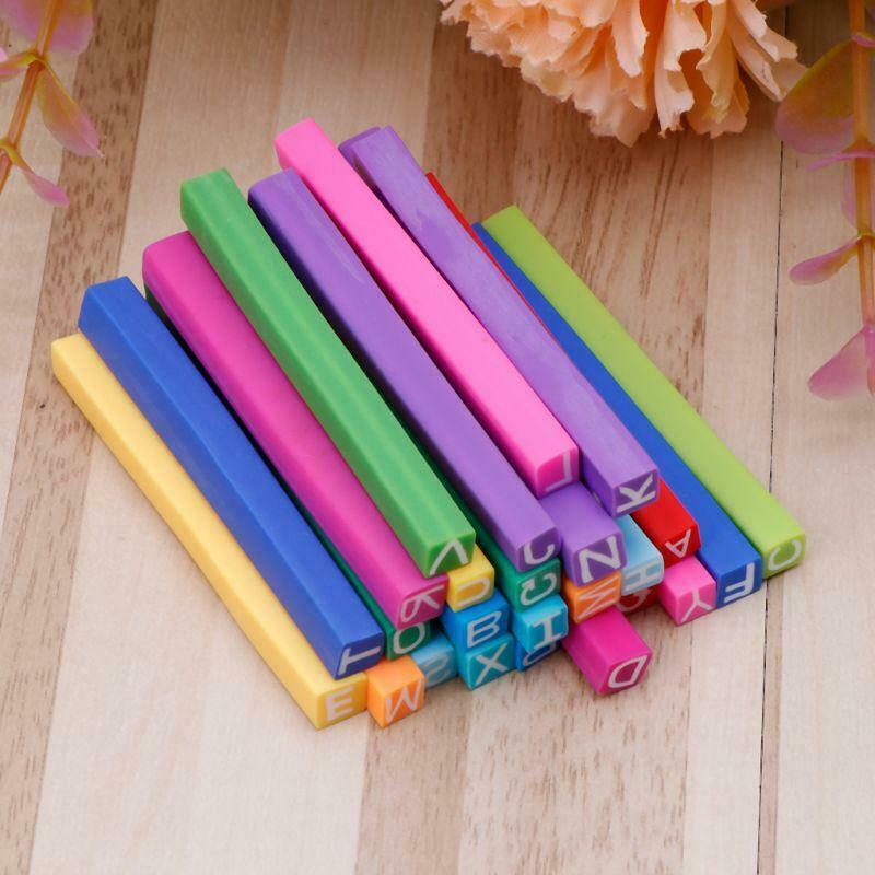 26 Pcs/Set Polymer Clay Bar Stick Letters DIY Jewelry Making Crafts Handmade