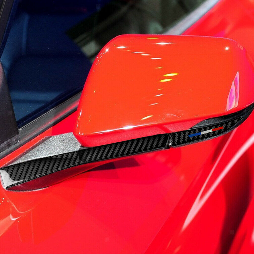 Car Exterior Decoration Rearview Mirror Covers Trim for Ford Mustang 15-17