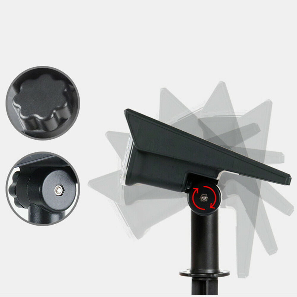 Solar Powered 20-LED Light Outdoor Garden Landscape Flood Lamp Waterproof