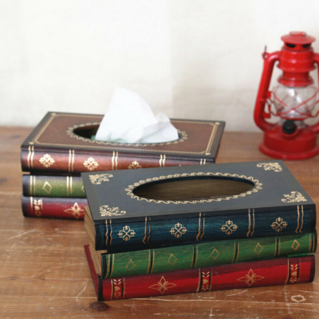 200Pcs Napkins Tissue Box Holder, Toilet Paper Cover Container Cover, Wooden