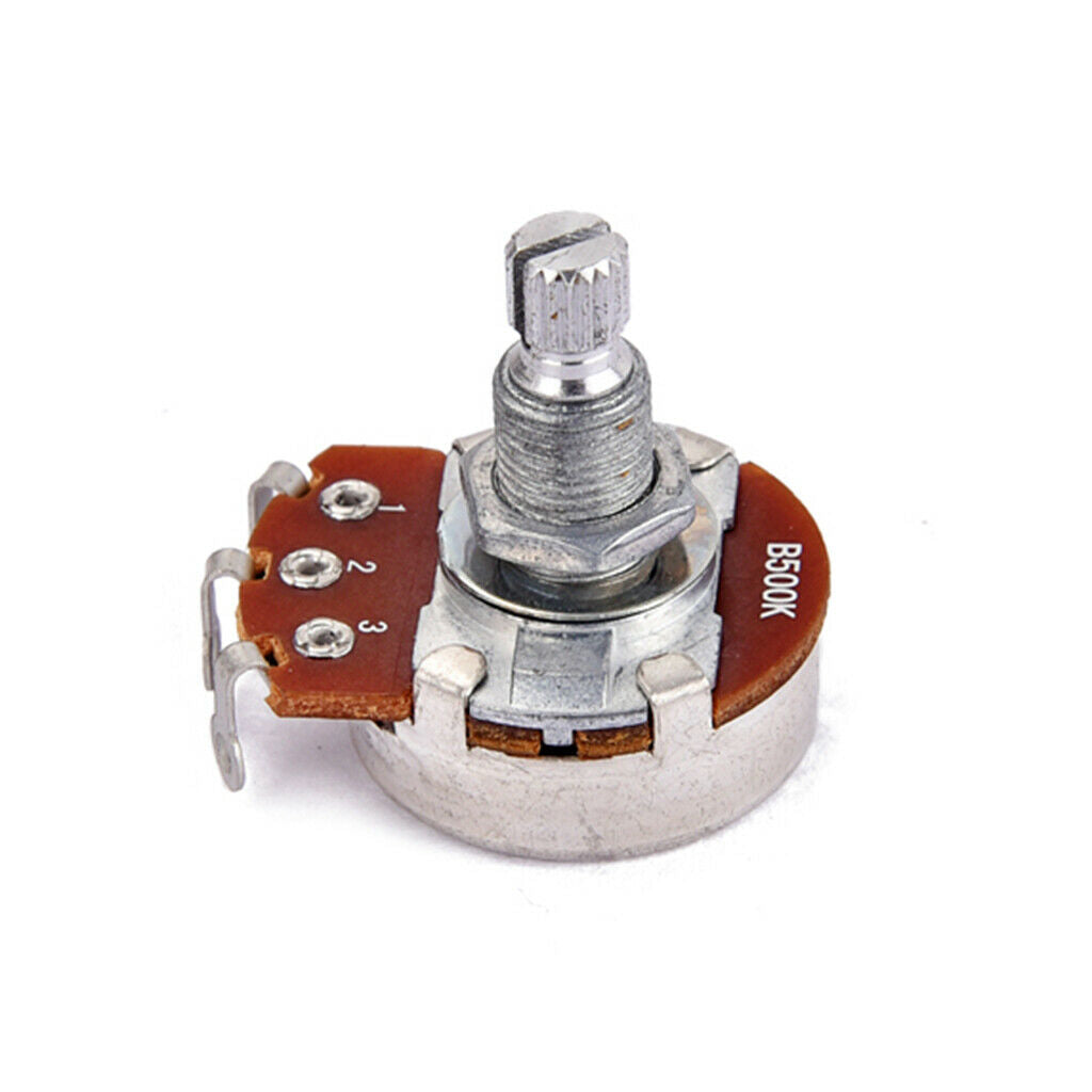 2 Pc Audio Potentiometer For B500K Electric Guitar Powers
