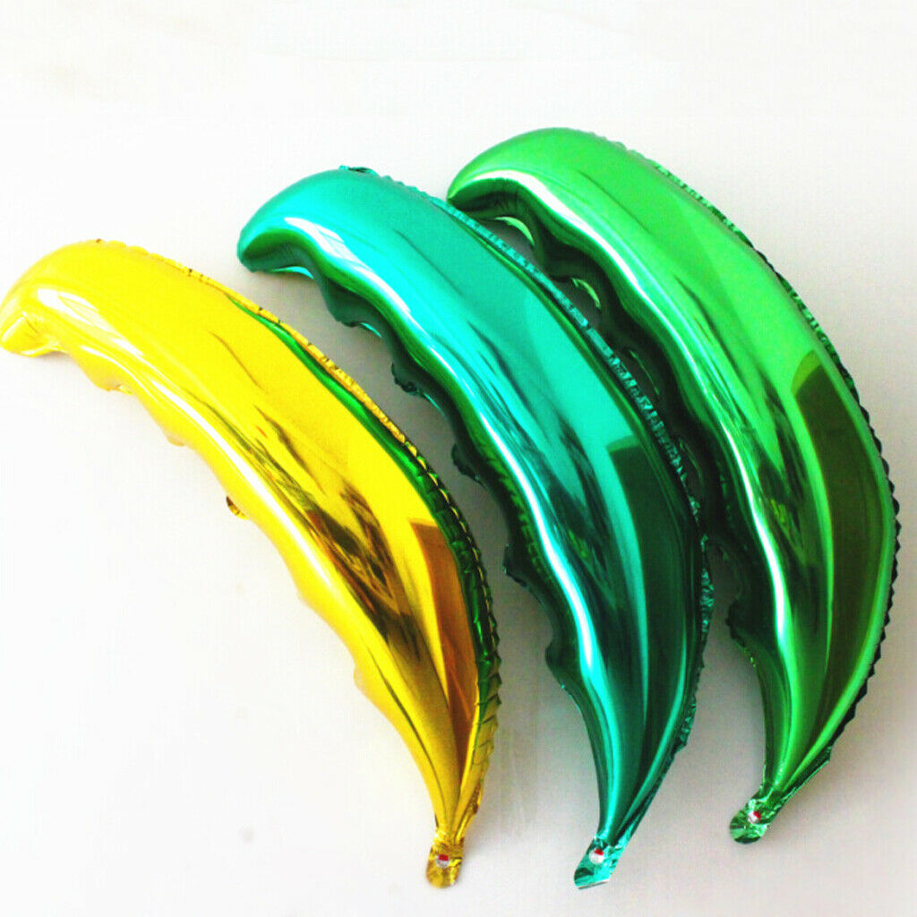 6Pcs Palm Tree Leaves Balloon,Party Decoration Compatible Wedding Birthday Baby