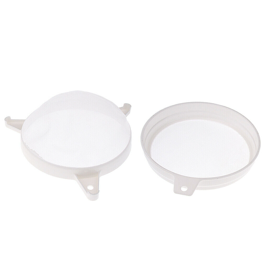 Double Layer Honey Strainer Filter Net Screen Apiary Sieve Beekeeping Tool