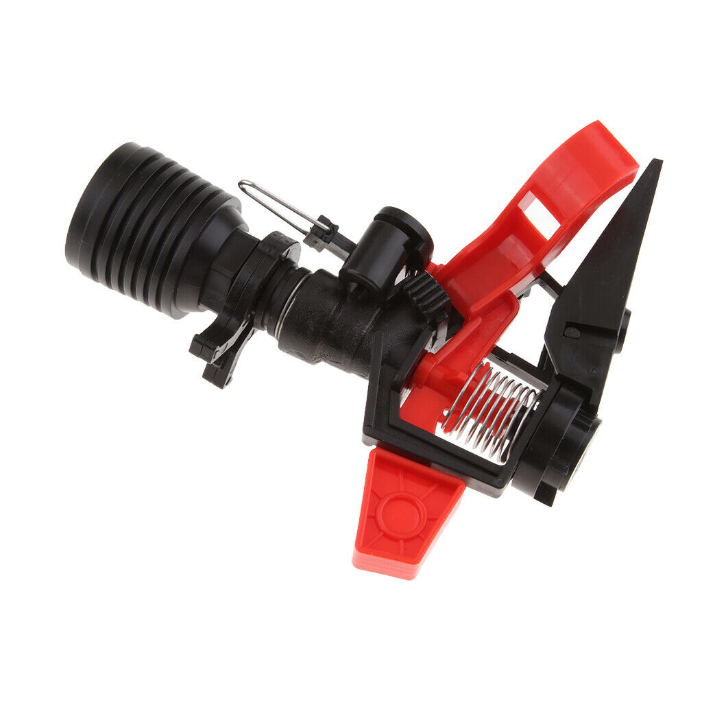 3/4in Plastic 360 Degree Automatic Rotation Sprayer Rocker Arm Nozzle