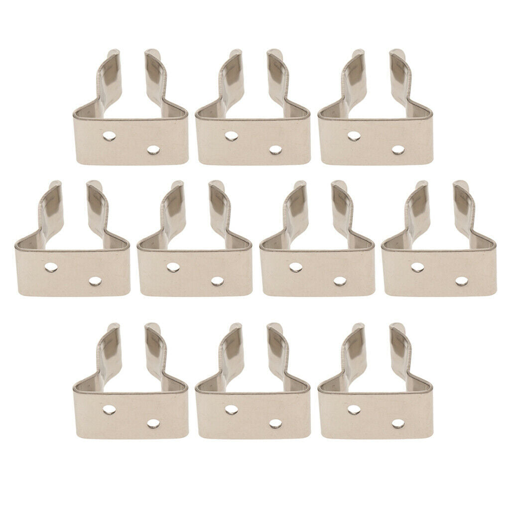 10x New 304SS Marine Boat Sailing Spring Snap Hook Holding Clips Bracket
