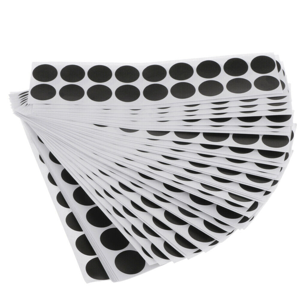 900pcs Self Adhesive Shooting Paper Target Paster Stickers Patches Black