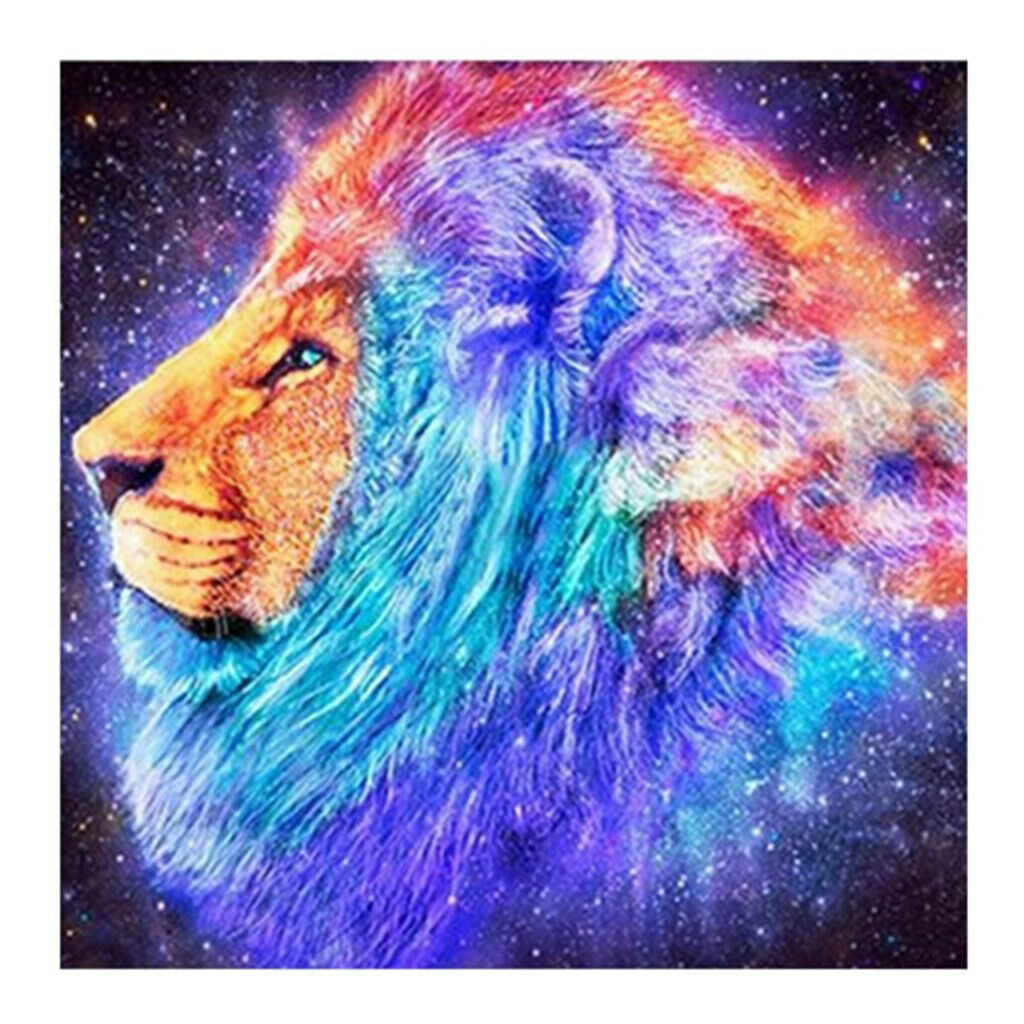 5D DIY Diamond Painting Animal Embroidery Art Craft For Home Decor Lion 1