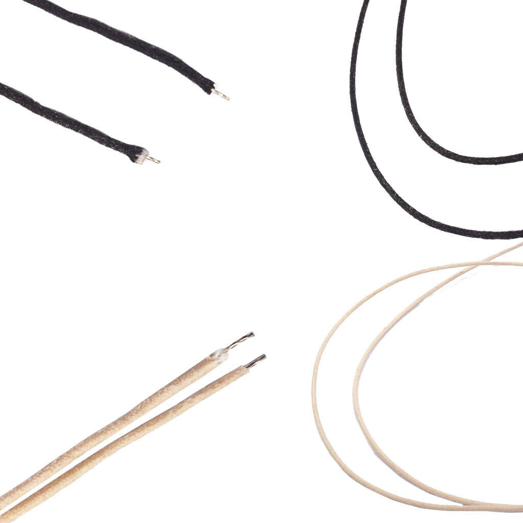 Pack of 2 1m Retro Style Pre-tinned Pushback Guitar Wire 22 awg Replacement