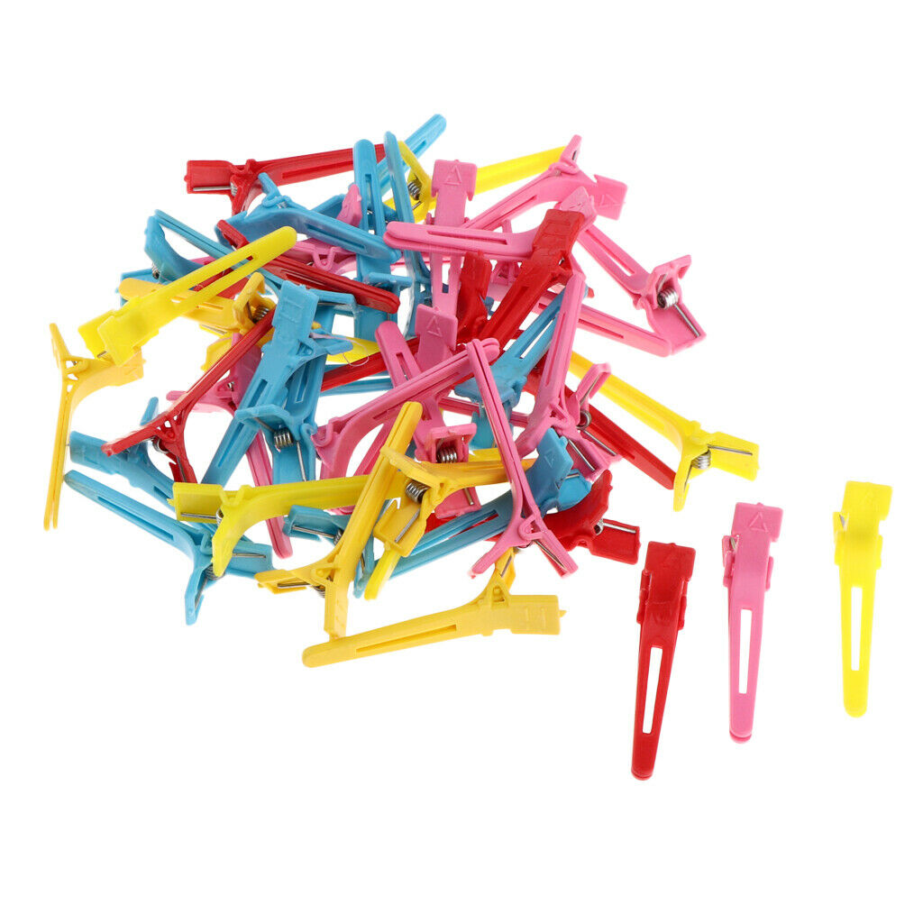 50pcs Multicolor Duckbill Hair Clip Clip Sections