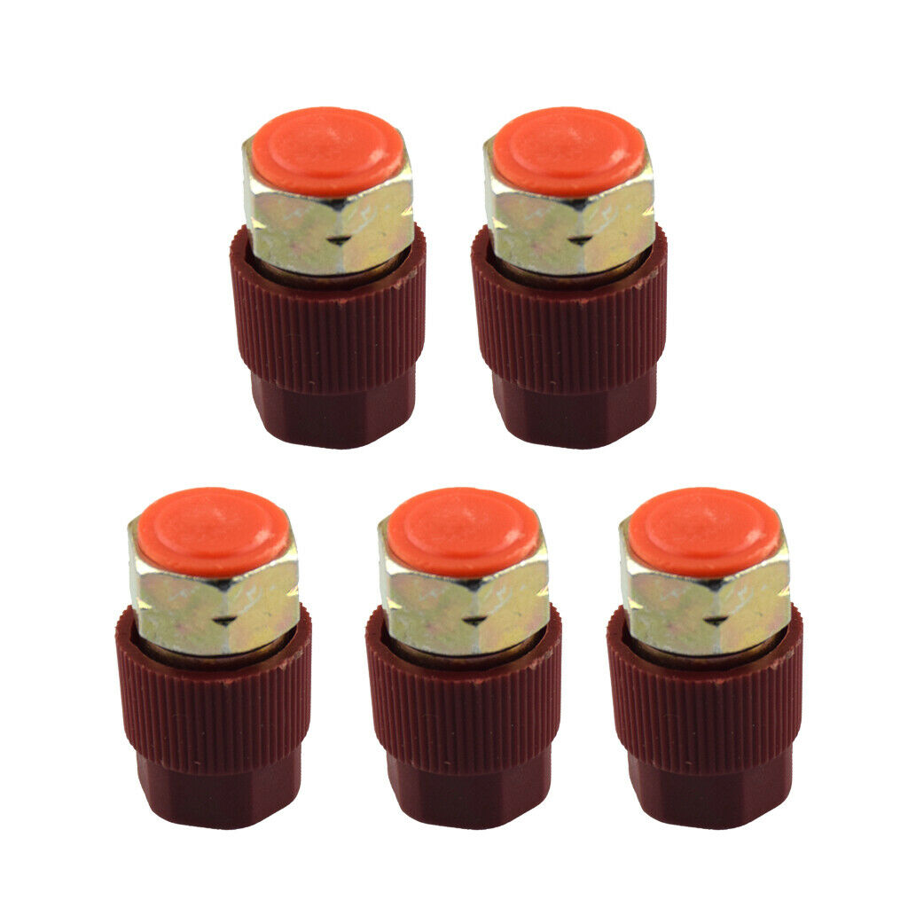 5 Pieces AC A/C Charging 3/8 High Side