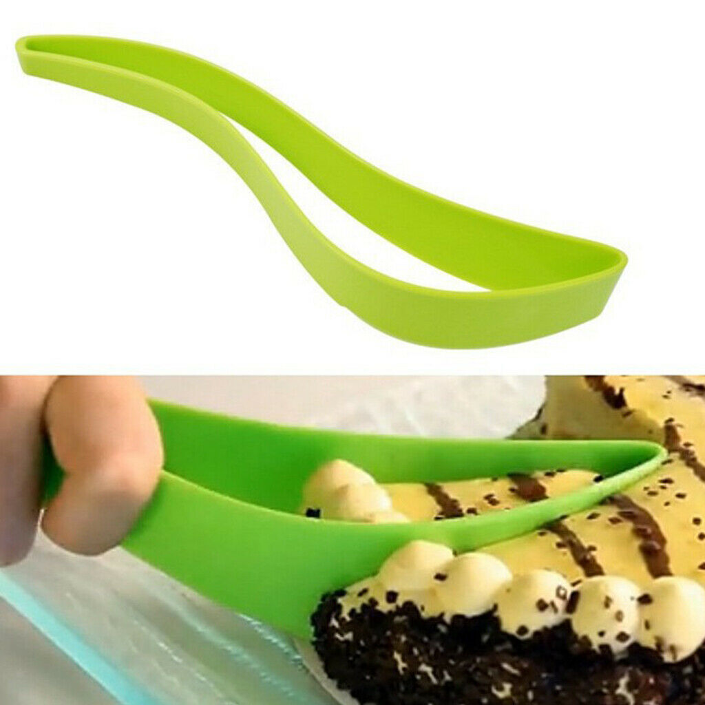 Pastry Bread Cake Server Slicer Pie Guide Cutter Kitchen Gadget Tool Green