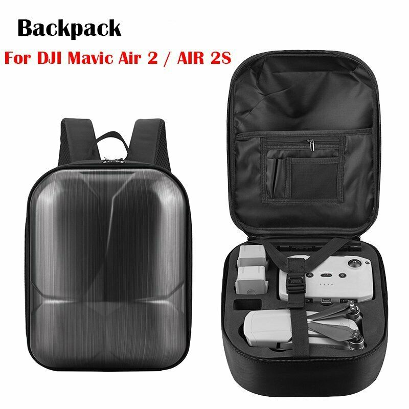 Backpack For DJI Mavic Air 2 / AIR 2S Hard Shell Carrying Case Bag Shockproof