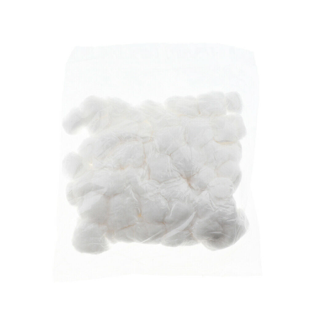 10 pack Cute Cartoon Small Cotton Balls for Hamster Guinea Pig Hamster white
