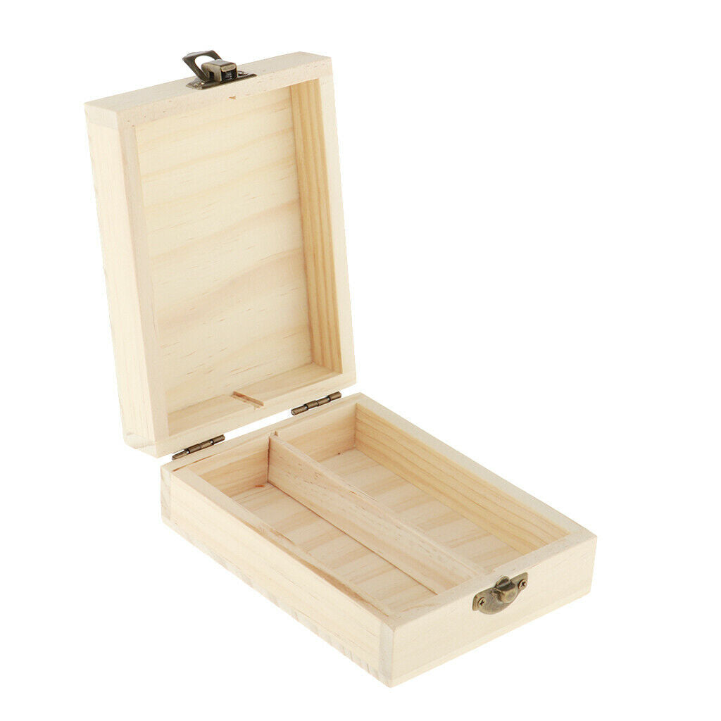 2 Grids 50ml Wooden Essential Oil Storage Box Aromatherapy Carrying Case