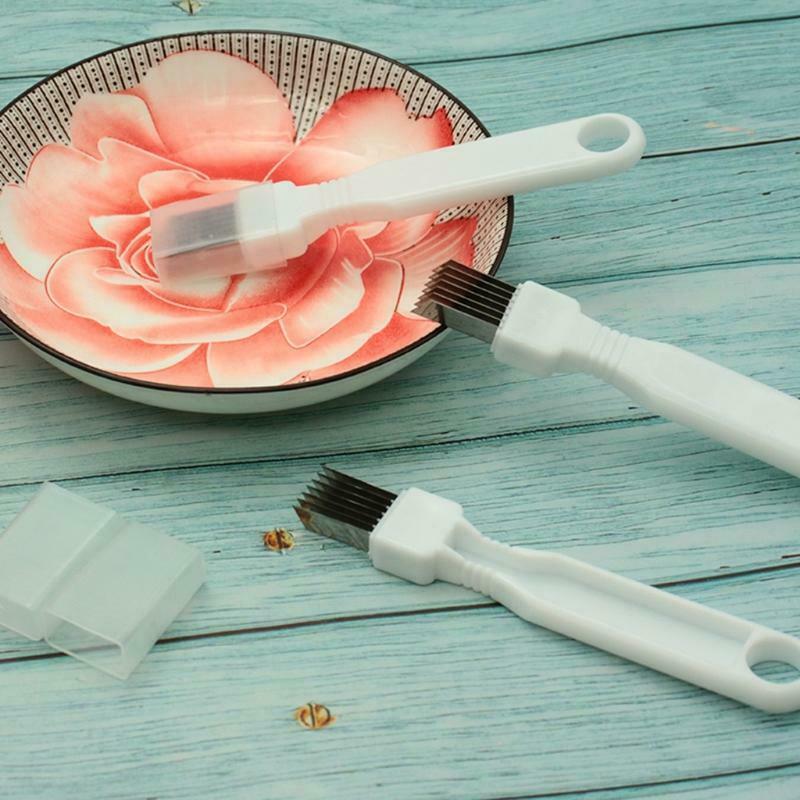 Kitchen Scallion Cutter Stainless Steel Vegetable Slicer Green Onion Shredder