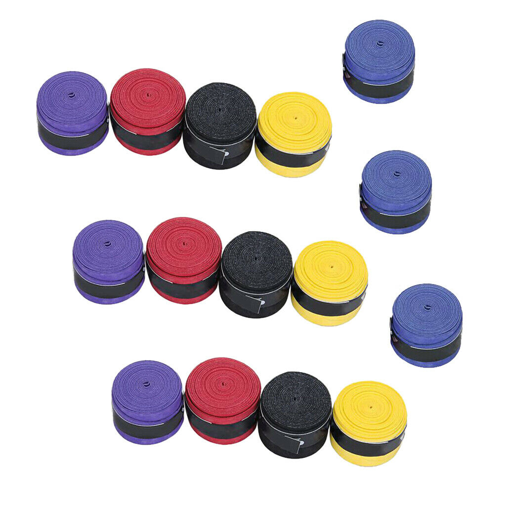 3Pcs Badminton/Tennis ANTI SLIP Racket Squash Racquet Bat Over Tape Grip Bands