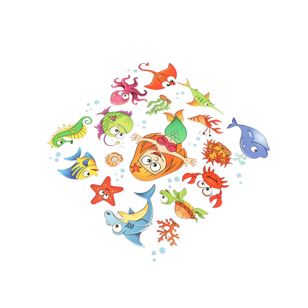 mermaids fish clothes patches heat transfer stickers printings iron on appliq Qx