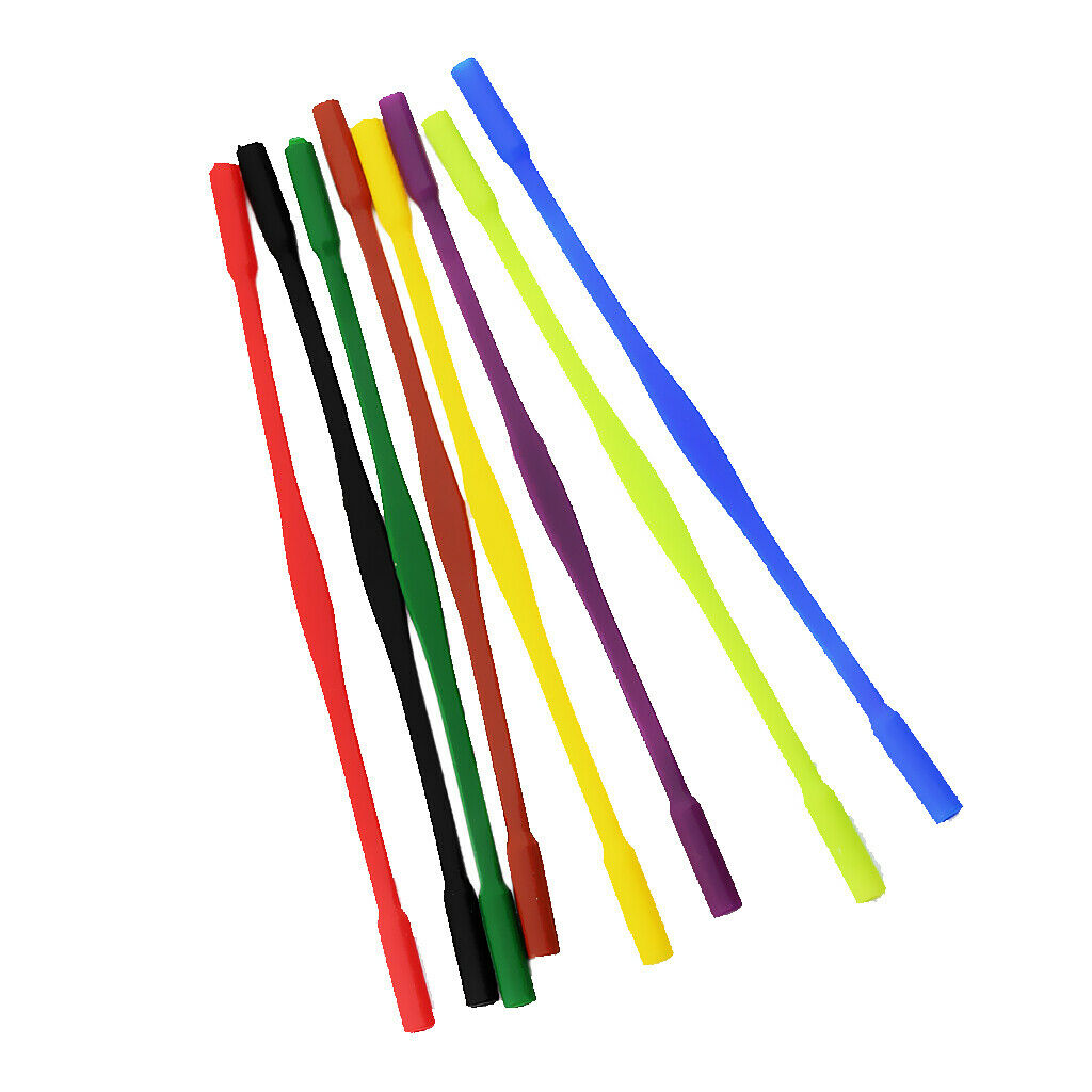 Kids Silicone Anti-Slip Glasses Eyeglass Strap - 8 Pack