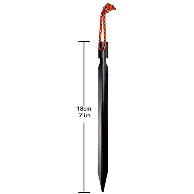 Outdoor Camping Tent Stakes Ultralight Camp Ground Stake with Tent Pegs, AluD1U6