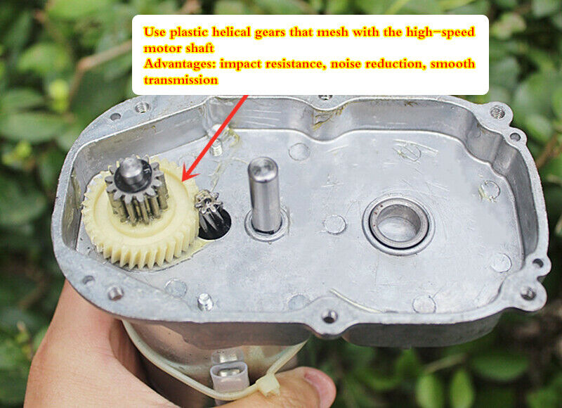 1pcs AC 220V rectifier geared motor 7-shaped high-power permanent magnet DC 300W