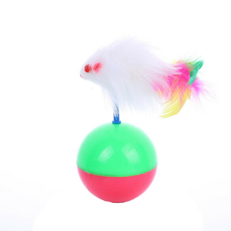 Pet Cat Toys Mimi Favorite Mouse Tumbler Kitten Cat Toys Plastic Play Bal.l8