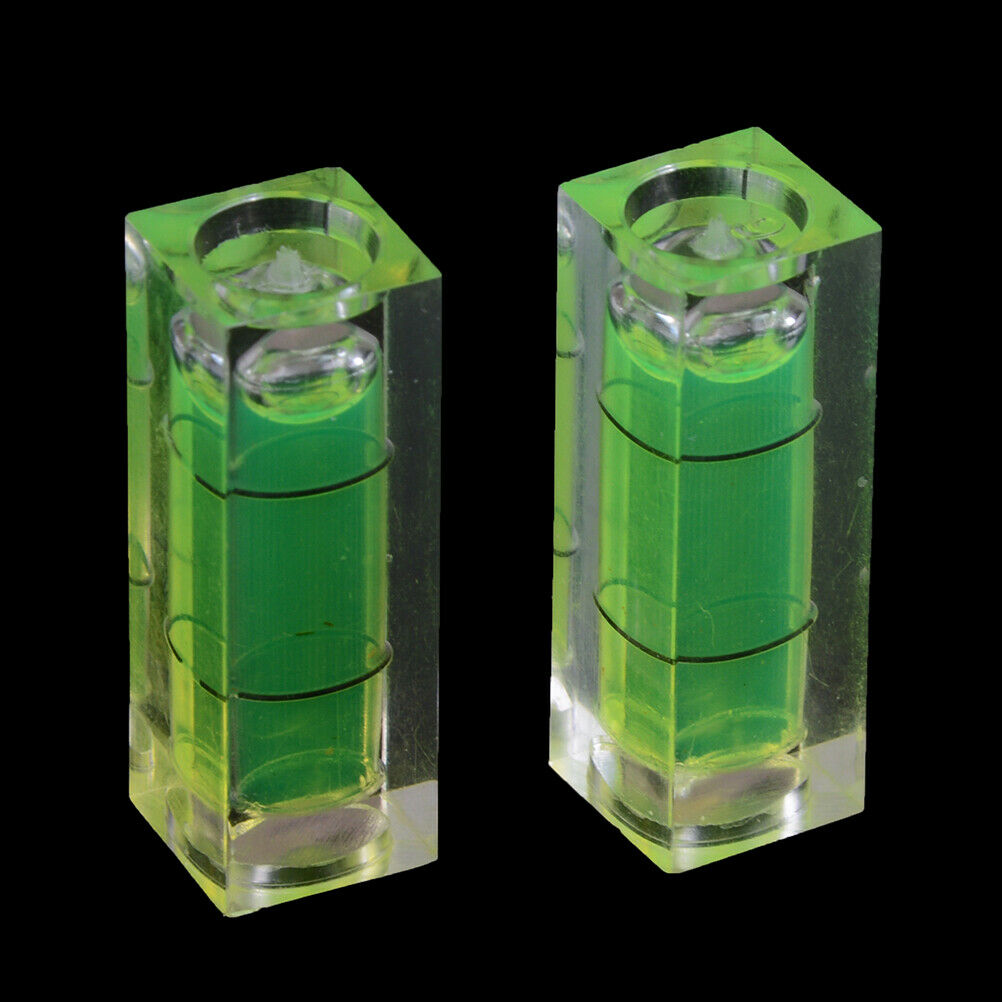 2Pcs rectangular cube spirits level bubble measuring level rulers detector tools