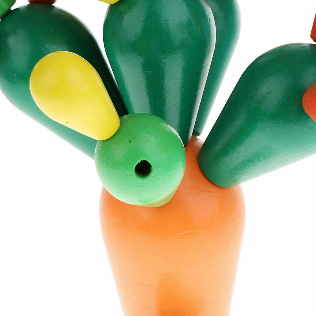 Wooden Cactus Blocks Toys Puzzle Assembling Demolition Toys for Children