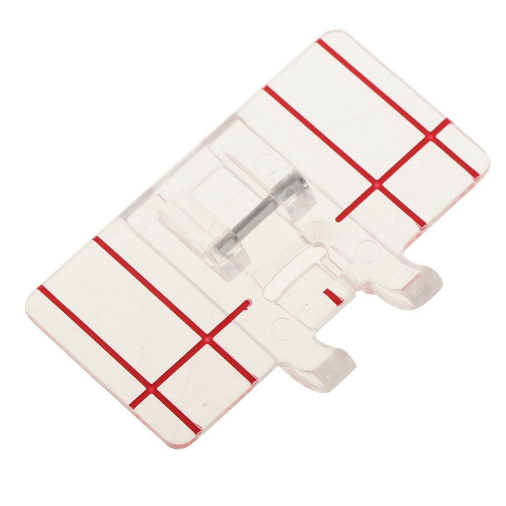 1pc Plastic Foot Presser Border Guide Foot Sewing Machine Parallel Stitch