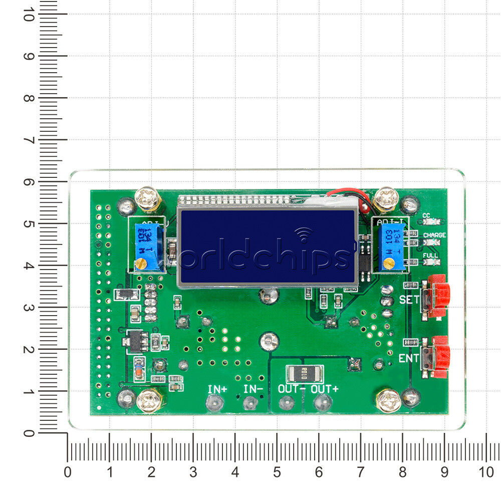 10A DC-DC 10-32V Step Down to 10-60v Boost Power Supply + LCD volt Ammeter
