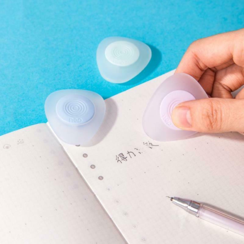 1pcs Erasable Cute Cartoon Oval Eraser School Office Supplies Kids Station JD