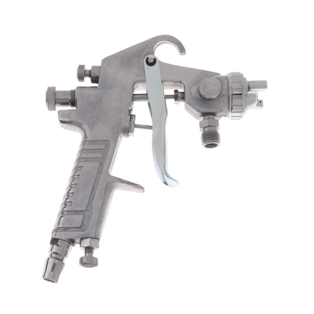 1000ml Pot Spray Paint Gun Air Regulator Nozzle 2mm for Car Wall Machine
