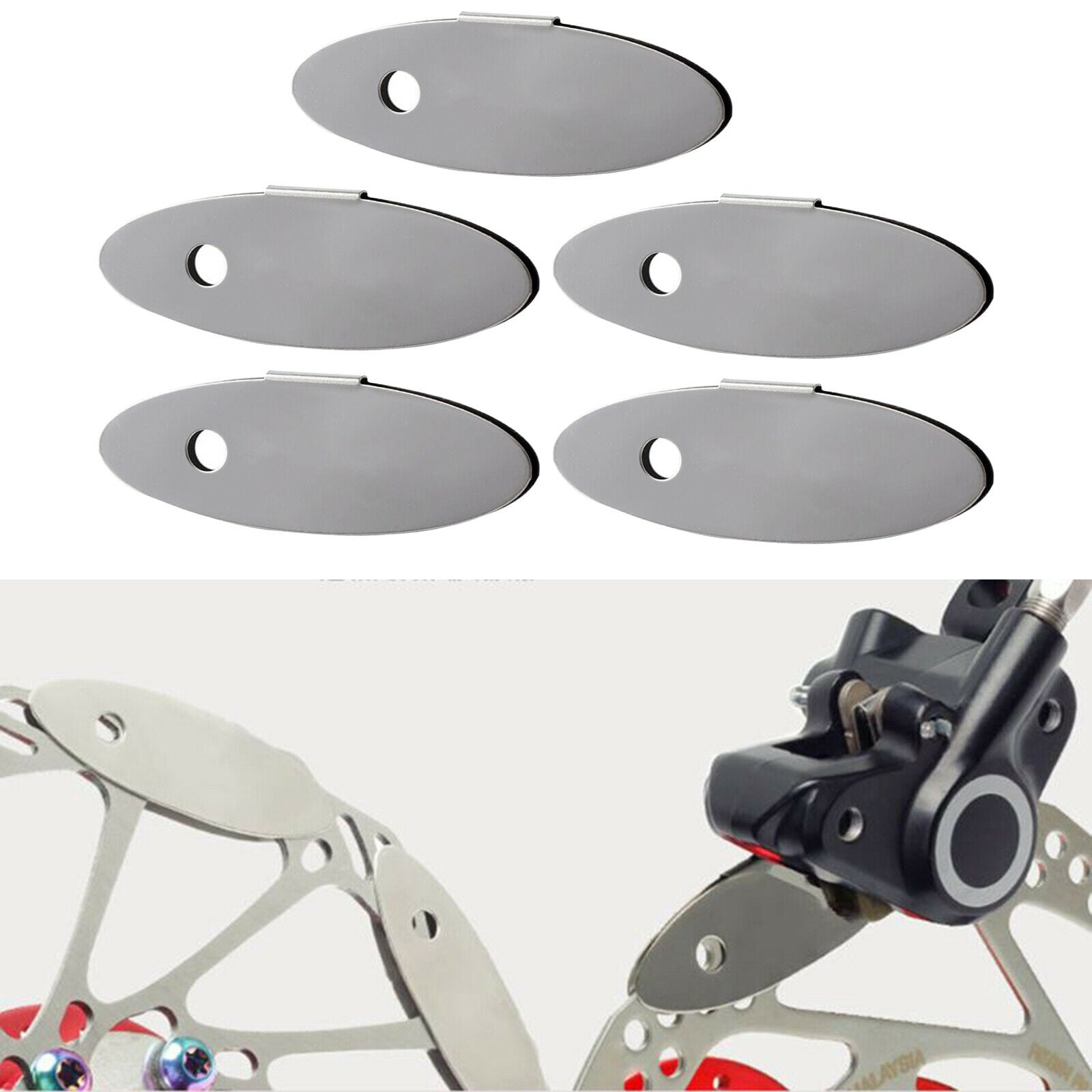 5Pack MTB Disc Brake Pad Adjusting Tool Adjust Spacer Bike Parts Acce Oval