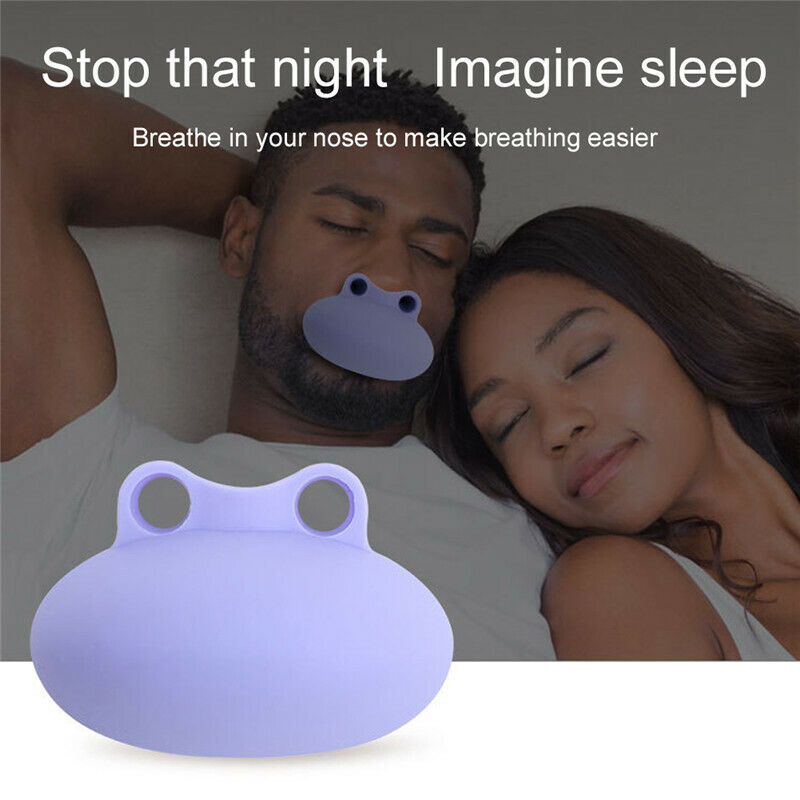 Frog Shape Anti Snoring Device Silicone Snore Stopper Nose Breathing Non Snor SJ