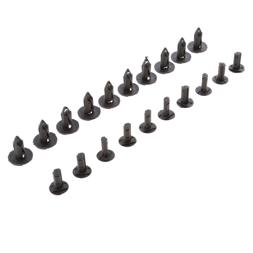10 Pieces Car Bumper Fender Rivet Retainer Fastener Clip for VW Golf 4 Audi